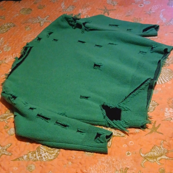 Bottega Veneta green and black sweater - Picture 3 of 4